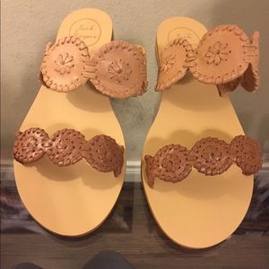 Jack Rodgers Lauren Color blocked Sandals.